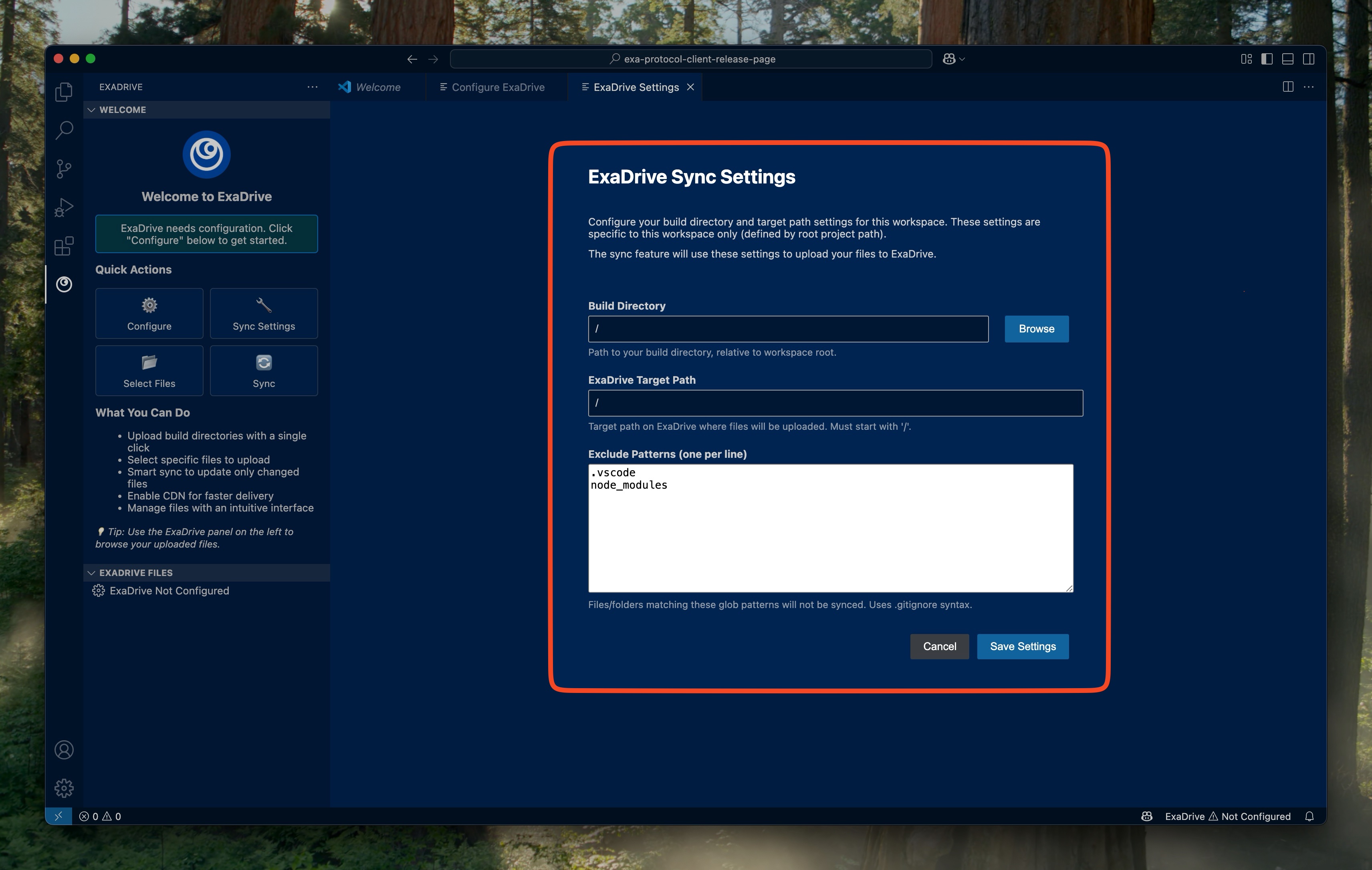 Step 4: Select Build Directory